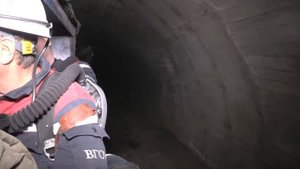 Тренировка донских горноспасателей ВГСЧ в шахте