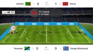 Zambia vs Morocco  |  Tanzania vs DR Congo  |  Live Match Commentary