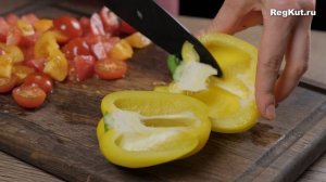 Качумбер (качамбер) – индийский рецепт салата по Аюрведе. Свежий овощной пп салат (сыроедение)