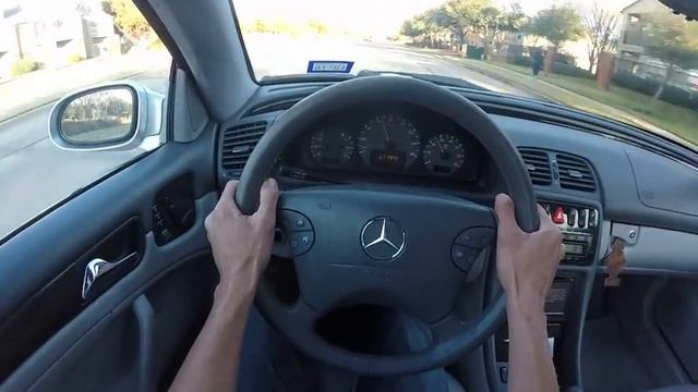 Mercedes CLK430 acceleration 0-62 with ESP смотреть онлайн