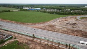 М-1. Развязка Минского и Наро-Фоминского шоссе в Кубинке. 30.05.2022. 4K