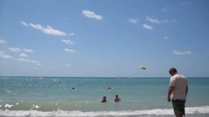 Пляж в поселке Новомихайловский Туапсинского района