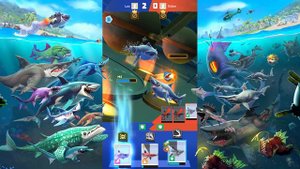 СТАТЬ КОРОЛЁМ АКУЛ НЕ ТАК УЖ И ПРОСТО! HUNGRY SHARK HEROES