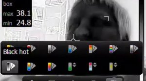 Flir E8+ color palettes