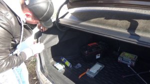 Как спрятать пружины багажника Веста. Накладки пружин (ворс).