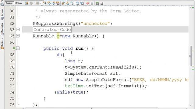 How to Run Time in Java Netbeans смотреть онлайн