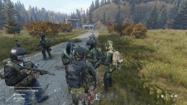 DayZ Stalker атака снорков, удушающий газ и болотные твари