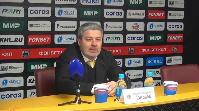 Плей-офф 2022/23. Пресс-конференция после матча «Адмирал» - «Салават Юлаев» смотреть онлайн