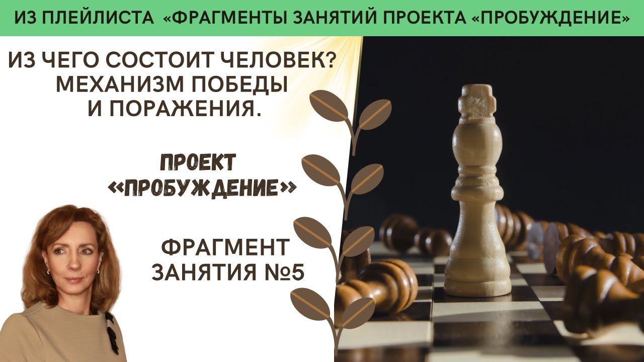 Из чего состоит человек? Механизм победы и поражения (перезалив) - занятие 5 "Пробуждение"