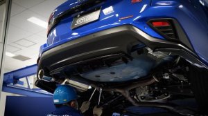 Install Performance Muffler for LEVORG STI Sport R