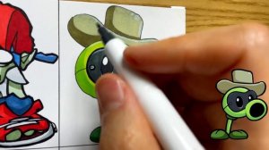 Drawing FRIDAY NIGHT FUNKIN' MOD - Plants VS. Rappers + Plants VS. Zombies / PVZ FNF