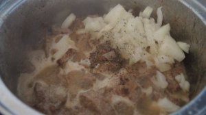 Телятина в сметанном соусе