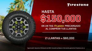 Te damos hasta $150,000 | Compra tus llantas Firestone