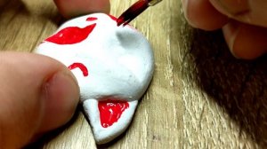 Сделал Брелок KITSUNE MASK своими руками из Standoff 2 #44