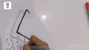 Arabic Calligraphy with marker For Beginners|Kun Faya Kun.