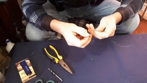 Снасть для ловли кефали на тройник