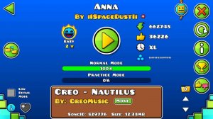 Как пройти ANNA в Geometry Dash