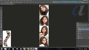 How to Create Photo Strip Design in Photoshop ||39||Computersadda.com