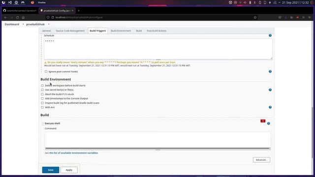 Jenkins - Vincular jobs a Github смотреть онлайн