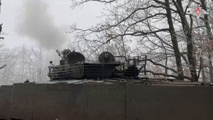 Боевая работа экипажа БМП-3 ЗВО на Купянском направлении