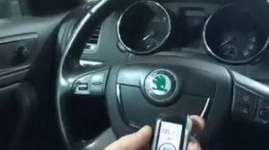 Автозапуск на Skoda Yeti. Установка сигнализации Старлайн А93 с дистанционным запуском