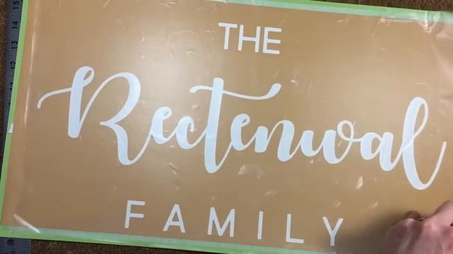 Personalized Doormat with Cricut Explore смотреть онлайн