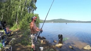 Рыбалка на Волчининском водохранилище, Свердловская область.