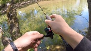 Мормышинг на горной реке. Ловля голавля на поверхностные приманки.
