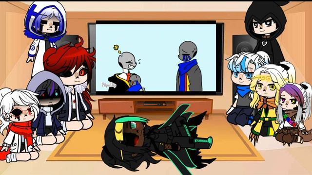 Sans AU React To Error's Secret Part.13 / Error Sans / Errormare (⚠️My AU⚠️)