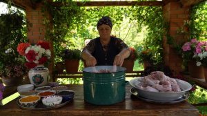 🛢️🔥 Курица Копченая в Бочке Традиционный Метод для Сочного Вкуса