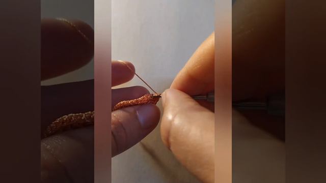 Вяжем крючком веточку. Уроки по вязанию крючком от Bynchik Irish Lace. Crochet tutorial.
