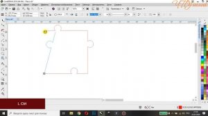 Как нарисовать пазлы в программе CorelDRAW для лазерного станка. CorelDRAW tutorial: Draw puzzles.