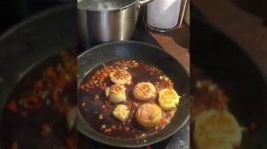Чёрная паста с гребешками? Простой рецепт