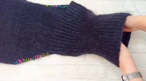 КАПОР спицами с двойным воротником. МАСТЕР КЛАСС.