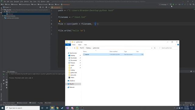 How to Write to and Read From a File in Python - Python Tutorial смотреть онлайн