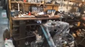 Запуск двигателя  D4BB на  Hyundai Grace Грэйс с замерами давления масла