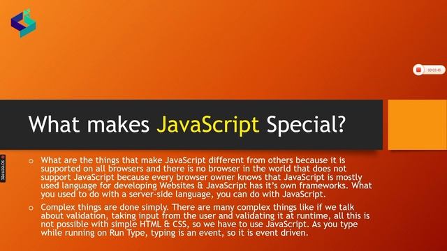 Complete JavaScript Course 2023 | Speciality of JavaScript | JavaScript Basic to Advanced | 3rd Ban
