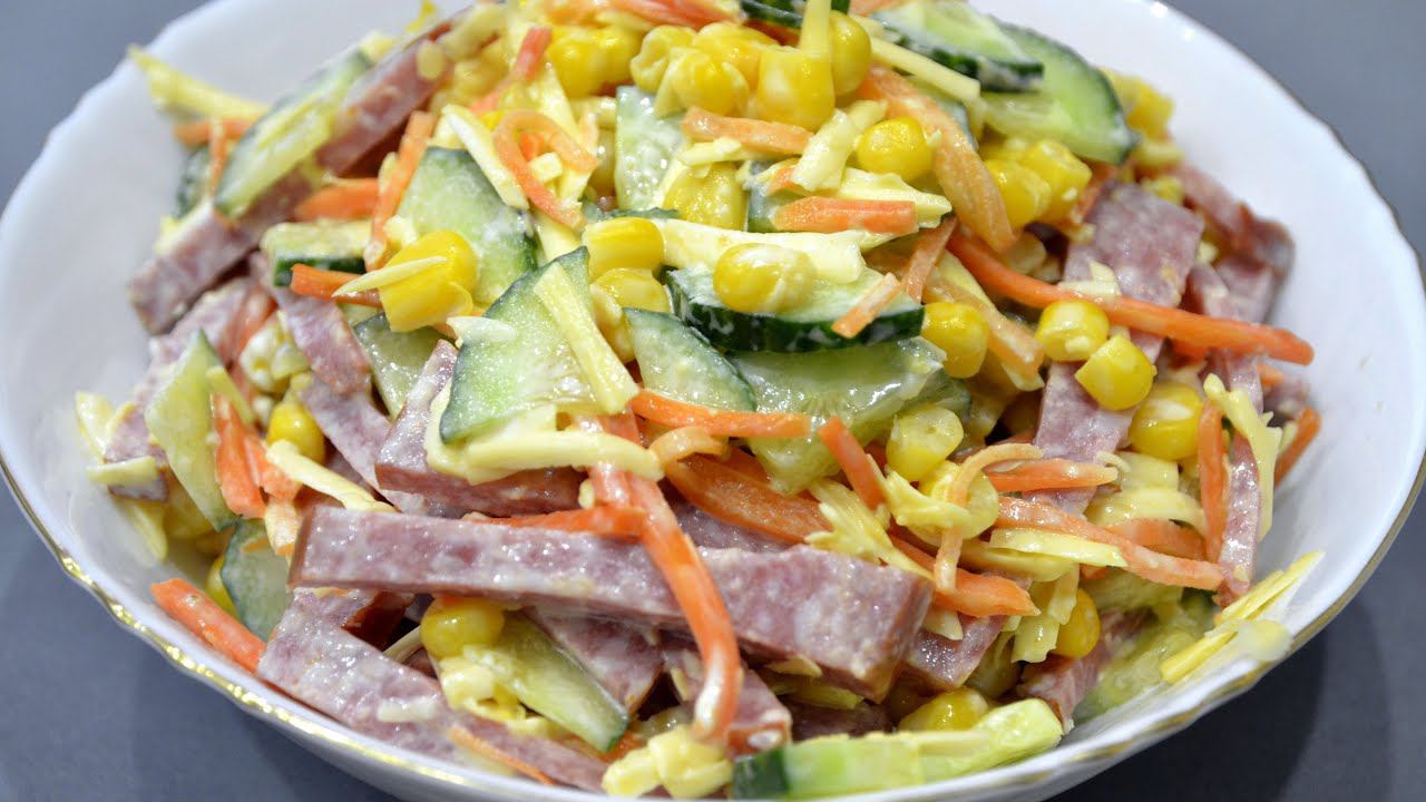 Салат Венеция - простой и вкусный салат на праздничный стол. смотреть онлайн