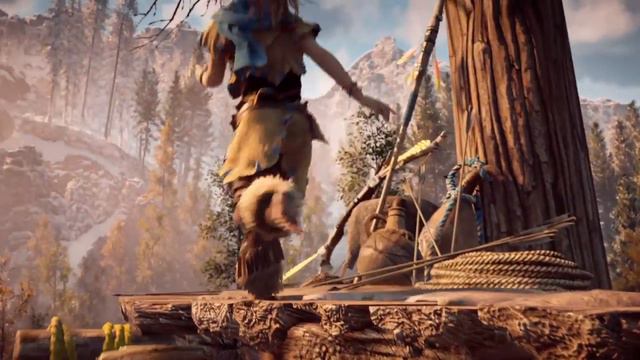 Training Montage - Aloy Growing Up (Horizon Zero Dawn Cutscene) смотреть онлайн