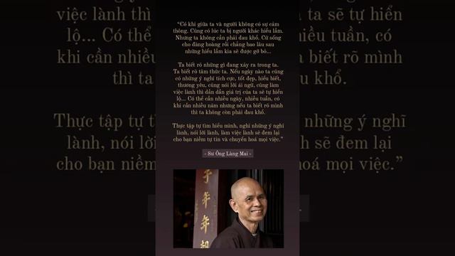 Buông bỏ khổ đau #phatphap #thiensuthichnhathanh #phatphapnhiemmau #loiphatday #nhanqua