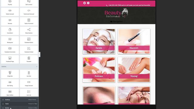 The Beauty Salon WordPress theme - a stylish and fun website template for salons смотреть онлайн