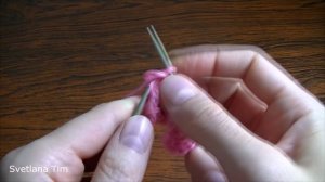 Узоры спицами - Узор БУГОРКИ или БУФЫ. Вязание спицами уроки для начинающих № 348