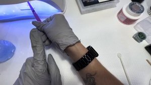 наращивание на Верхние формы/Выкладной френч/Верхние формы/Чешуя дракона