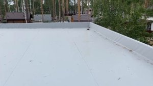 Фахверк с плоской кровлей