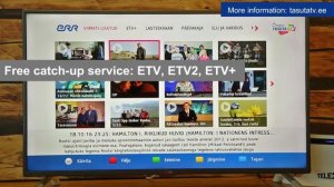 Estonian HbbTV platform: how does it look like?