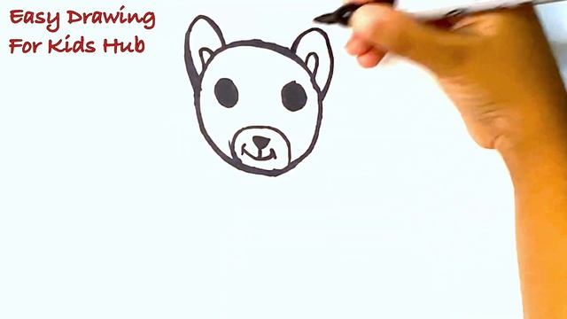 How To Draw A Teddy Bear? Bolalar uchun oson rasm chizish Как нарисовать плюшевого мишку для малыше смотреть онлайн