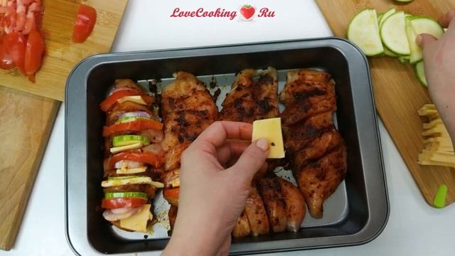 Куриное филе "Гармошка" в духовке | LoveCookingRu