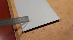Гибка откосов на окна имеющие косину, из жести