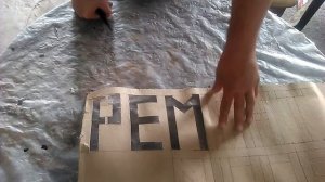 Дело было вечером... Изготовление буквенного трафарета