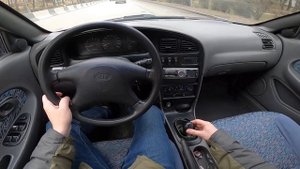 1999 KIA Shuma (1.5 MT) POV test drive